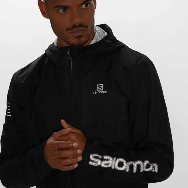 Salomon Bonatti 2.5 L Waterproof Men's Shell Jackets Black | CA 13T54